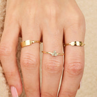 Bague Sauvade "Marcel" en or jaune - Or jaune