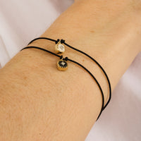 Bracelet en or jaune sertie de diamant - Diamant