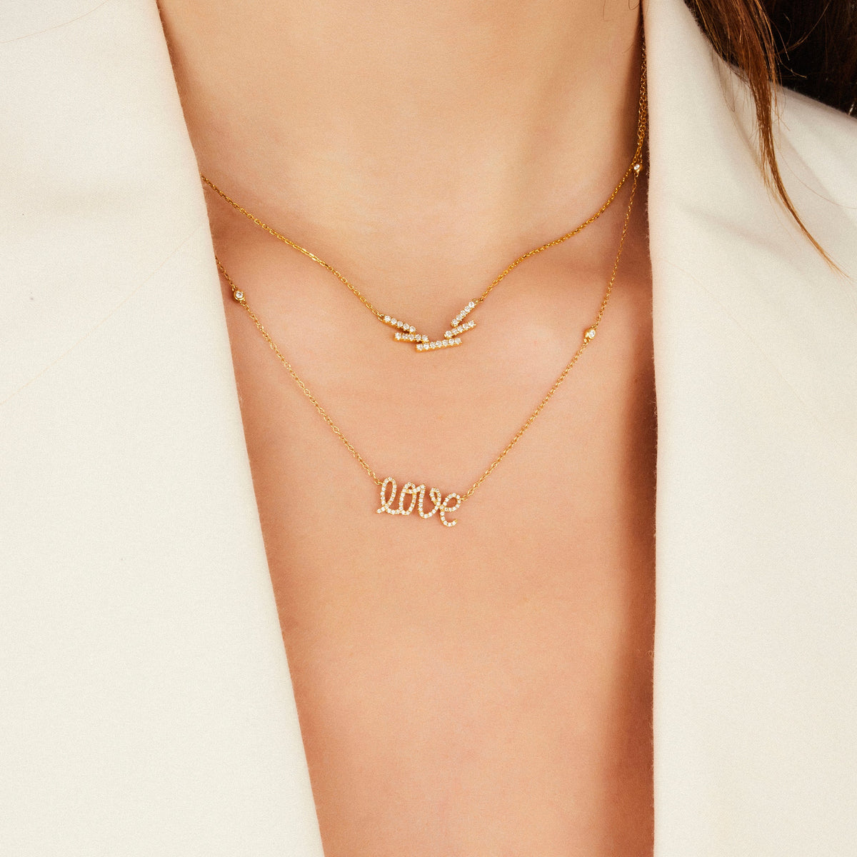 COLLIER  OR ROSE