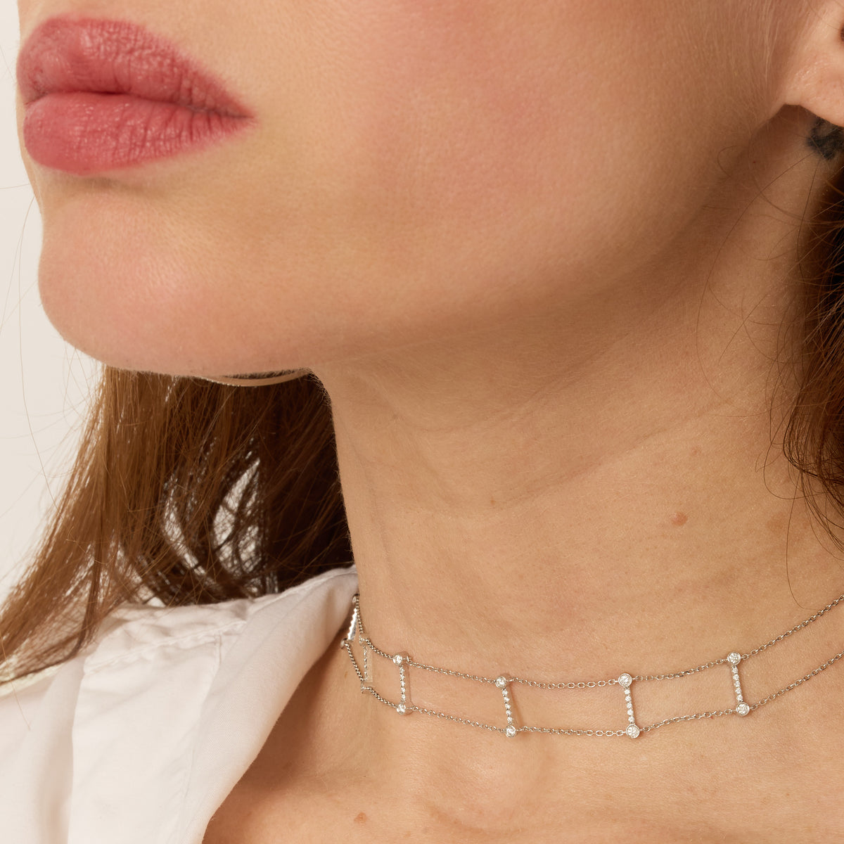 PrixTroca:1140€_VentesTroca:0_QtyTroca:1_ST:0%_Collier choker en Or blanc 18K serti de diamants - Blanc