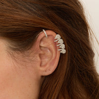 PrixTroca:3765€_VentesTroca:0_QtyTroca:1_ST:0%_Bijou d'oreille gauche en Or blanc 18K sertie de diamants - Blanc