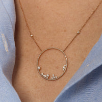 PrixTroca:1225€_VentesTroca:0_QtyTroca:1_ST:0%_Collier Fairytale en Or rose 18K serti de diamants - Rose
