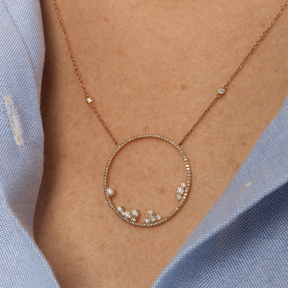 PrixTroca:1225€_VentesTroca:0_QtyTroca:1_ST:0%_Collier Fairytale en Or rose 18K serti de diamants - Rose