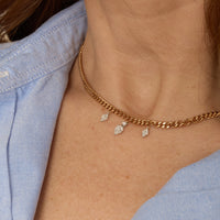 PrixTroca:2240€_VentesTroca:0_QtyTroca:1_ST:0%_Collier choker en Or rose 18K serti de diamants - Rose