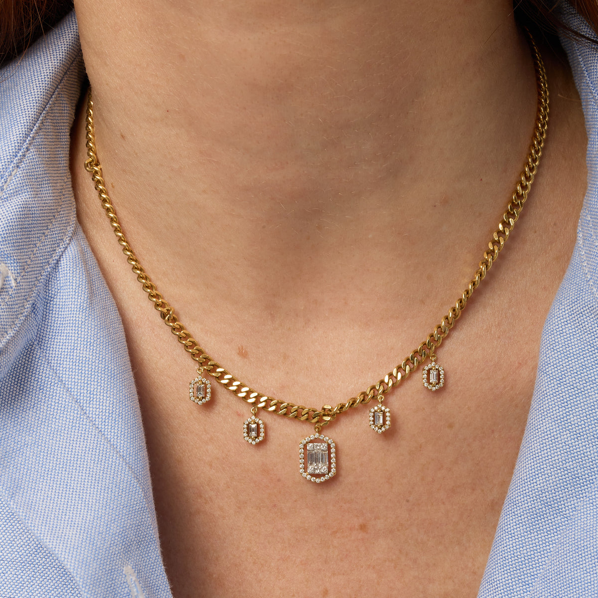 PrixTroca:3115€_VentesTroca:0_QtyTroca:1_ST:0%_Collier Beverly Hills en Or jaune 18K serti de diamants - Jaune