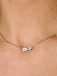 6qty DJV / QTY DISPO : 6-QTY VENDUES : 1-ST : 17% PRIX DJV : 320€ // Or gris 18 ct Pendentif en or gris 18 carats /// RECO : 316€