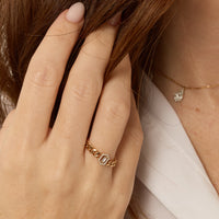 PT2_PrixTroca:615€_VentesTroca:0_QtyTroca:1_ST:0%_Bague Beverly Hills en Or rose 18K sertie de diamants - Rose