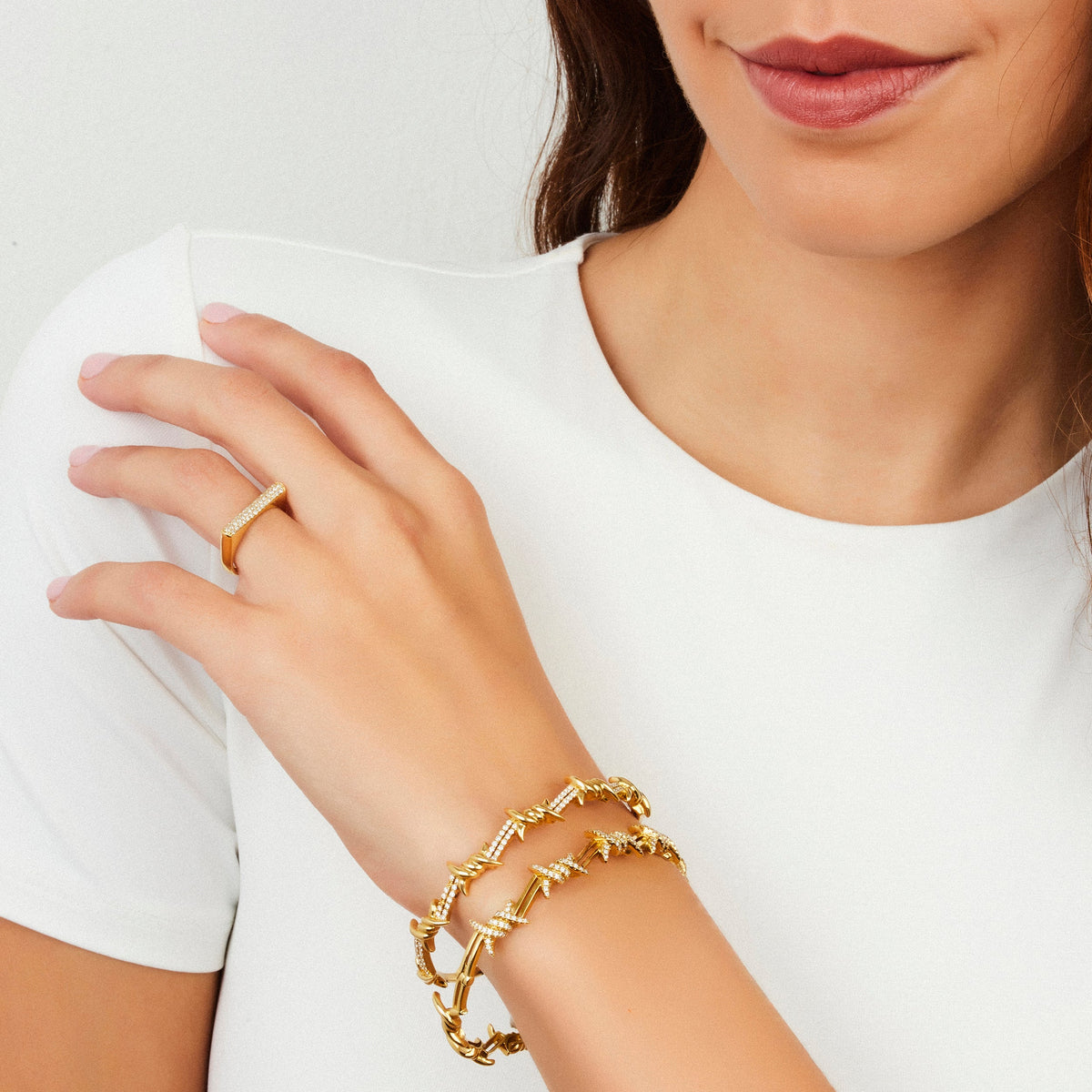 BAGUE  OR JAUNE