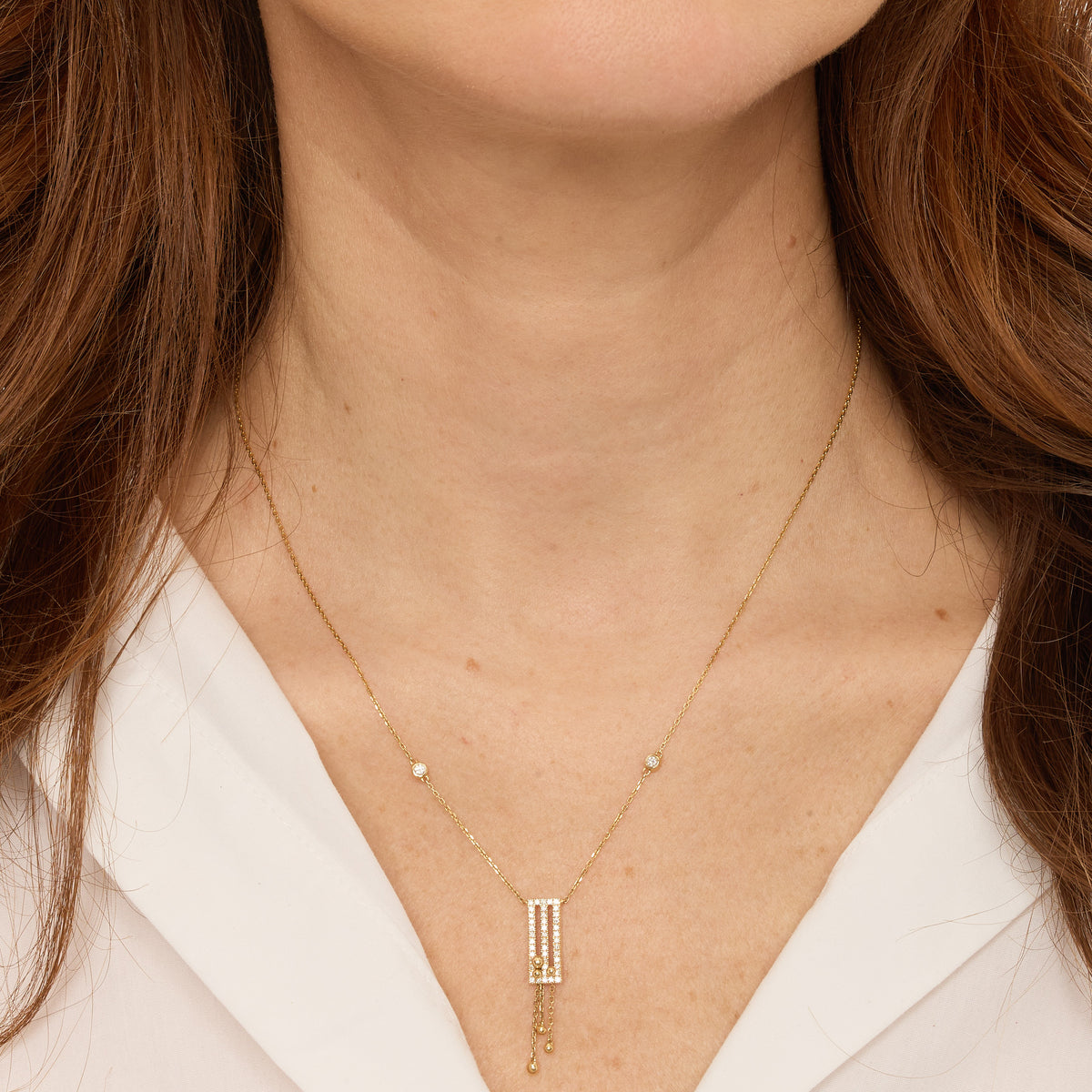 PT2_PrixTroca:875€_VentesTroca:0_QtyTroca:1_ST:0%_Collier Cosmic Spell en Or jaune 18K serti de diamants - Jaune