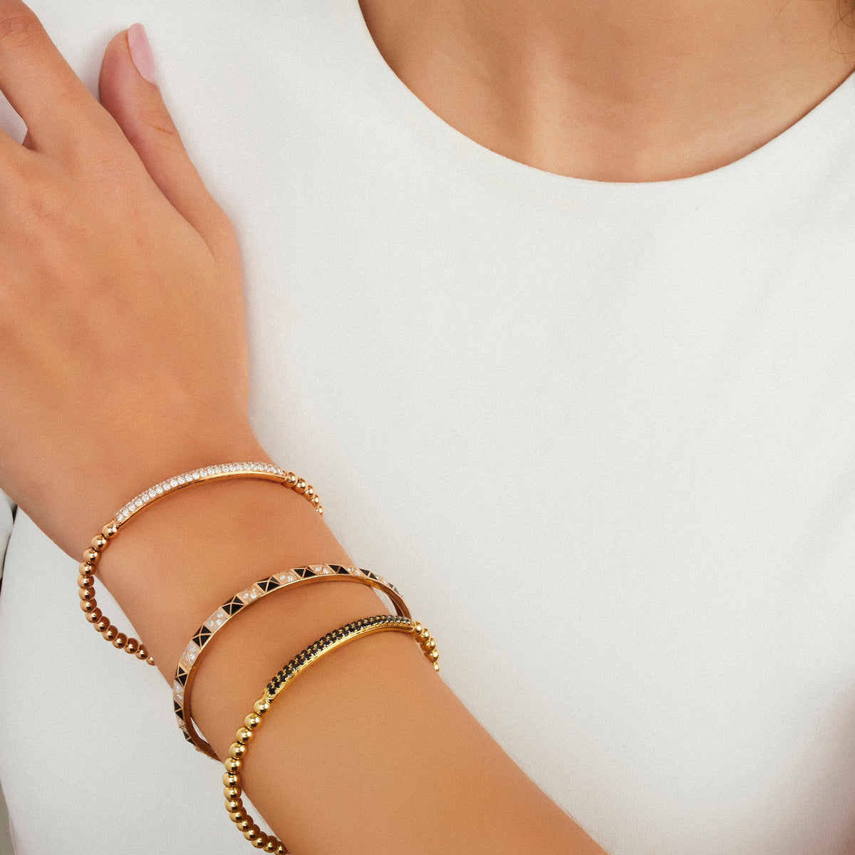 BRACELET  OR ROSE