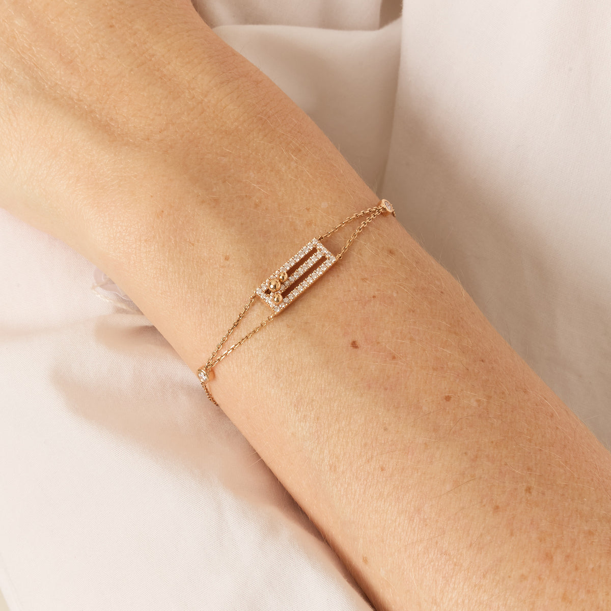 PT2_PrixTroca:740€_VentesTroca:0_QtyTroca:1_ST:0%_Bracelet Cosmic Spell en Or rose 18K serti de diamants - Rose
