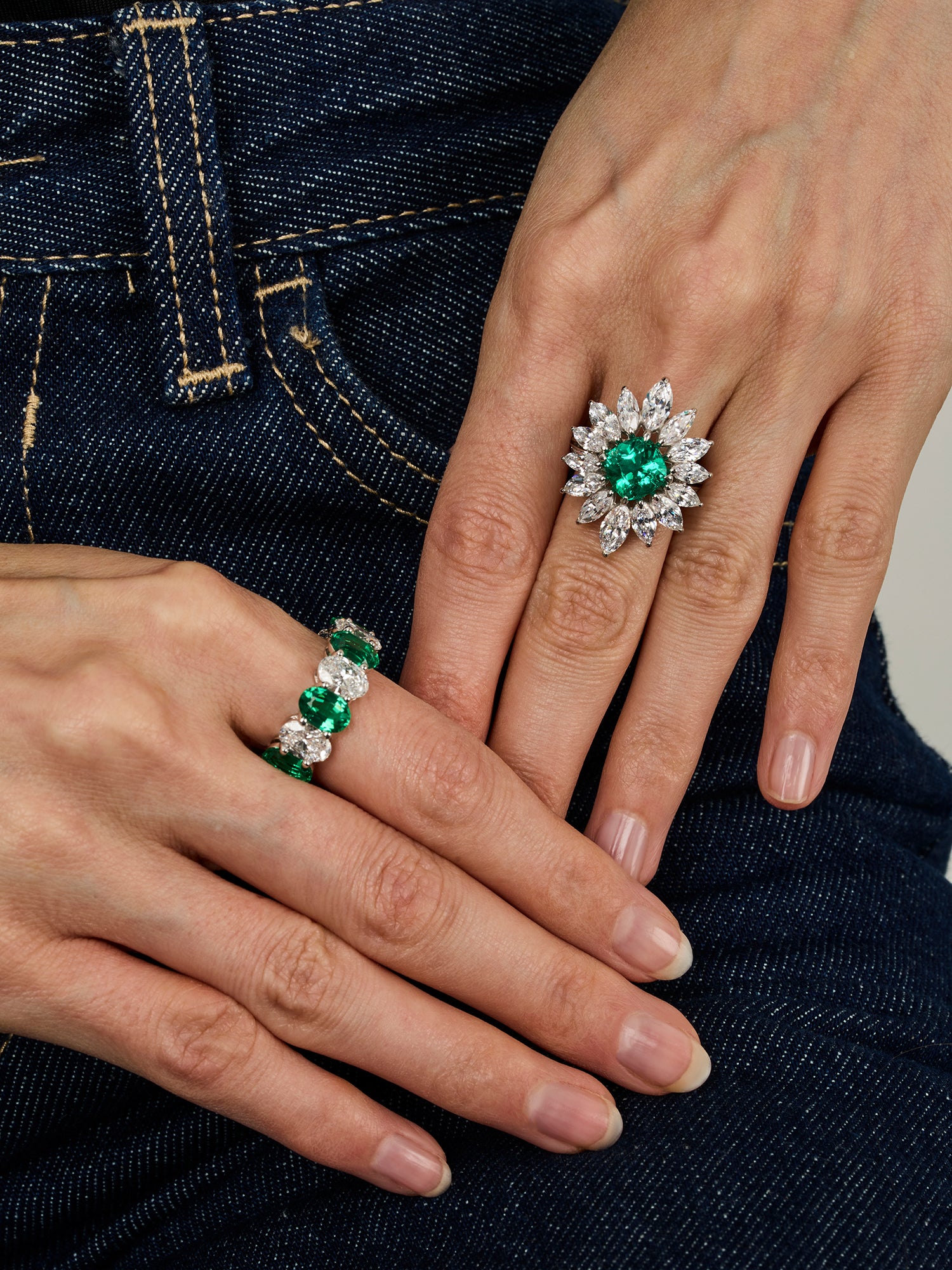 1qty NEW / Or blanc 18 ct Bague en or blanc 18 carats // RECO : 1271€