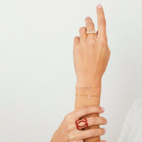 BAGUE PRECIEUSE OR ROSE