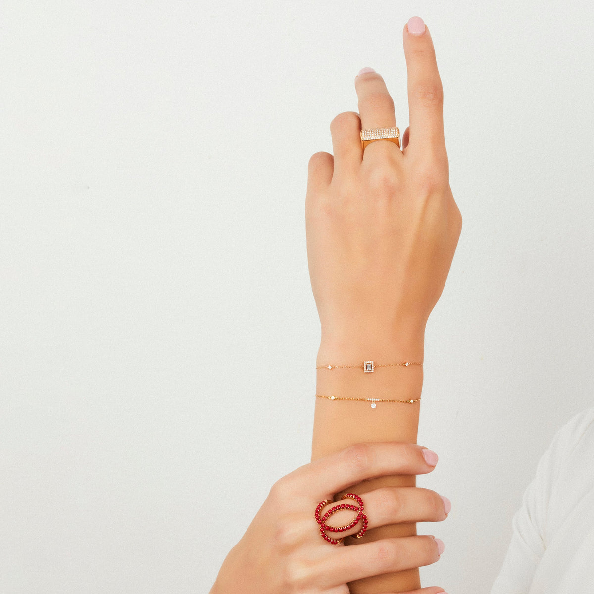 BAGUE PRECIEUSE OR ROSE
