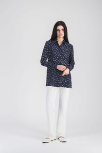 Chemise cintree - Marine