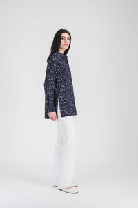 Chemise cintree - Marine