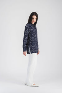 Chemise cintree - Marine