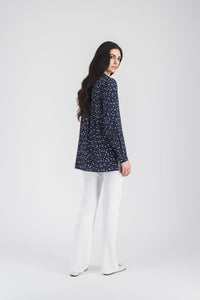 Chemise cintree - Marine