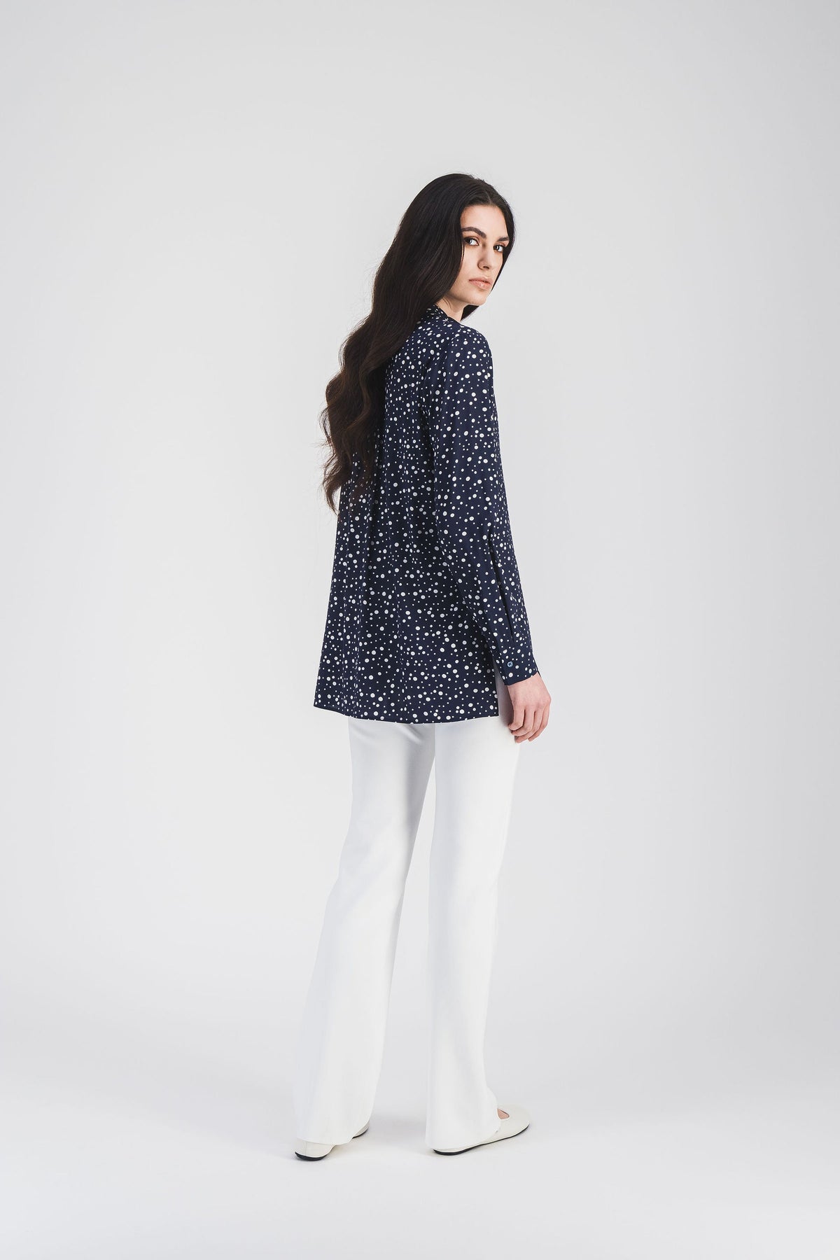Chemise cintree - Marine