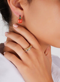 Bague Milano en Or blanc & rose 18K & Diamant