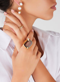 Bague Milano en Or blanc & rose 18K & Diamant