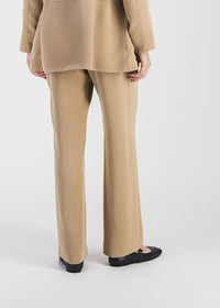 Silk safari jacket - Beige