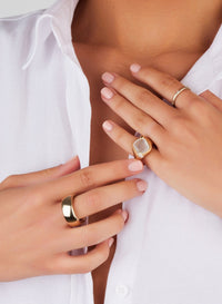Bague Lucciole en Or blanc 18K & Saphir bleu