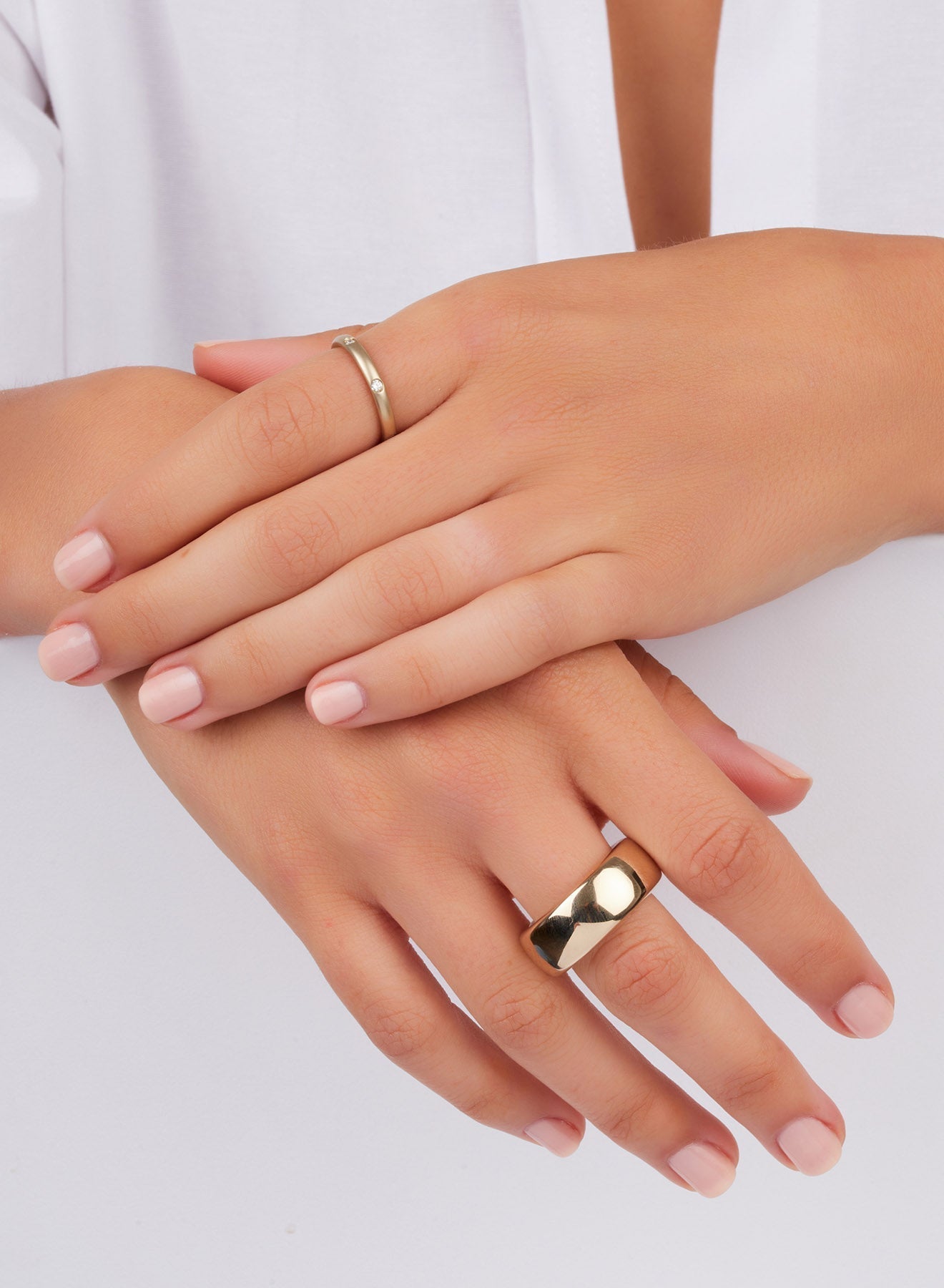 Bague Lucciole en Or blanc 18K & Saphir bleu