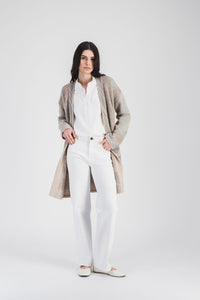 Manteau kimono - Beige Clair