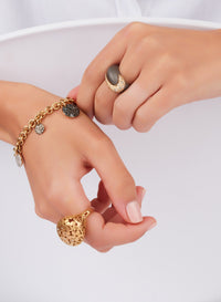 Bague Titanio en Or rose 18K & Diamant et Titane