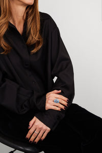 2qty DJV / QTY DISPO : 2-QTY VENDUES : 0-ST : 0% PRIX DJV : 350€ // Or gris 18 ct Bague en or gris 18 carats Alexandra pour Burma /// RECO : 380€