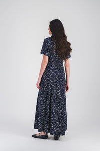 Robe chemise cintree - Marine