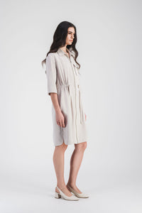 Robe courte style surchemise - Beton
