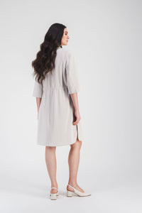 Robe courte style surchemise - Beton