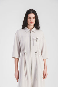 Robe courte style surchemise - Beton