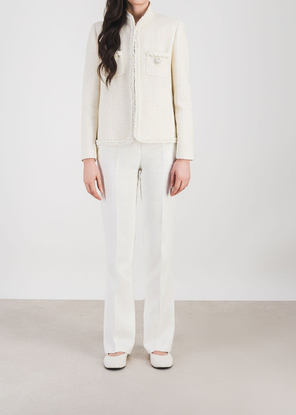 Officer’s collar jacket - Off-white
