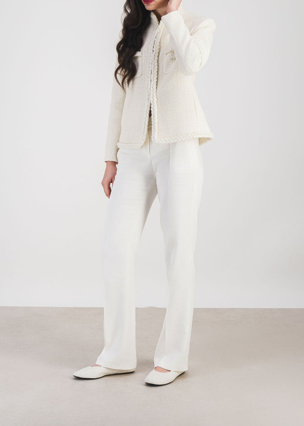 Officer’s collar jacket - Off-white