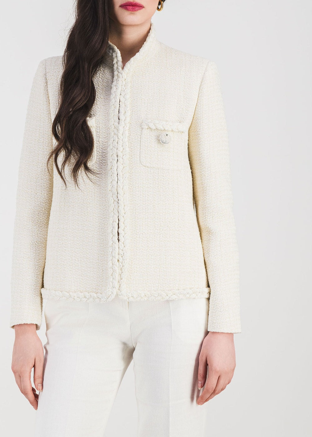 Officer’s collar jacket - Off-white