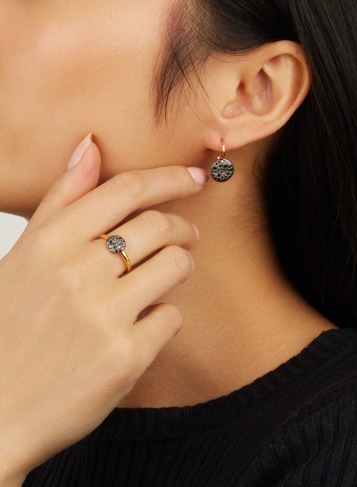Bague Sabbia en Or rose 18K & Diamant