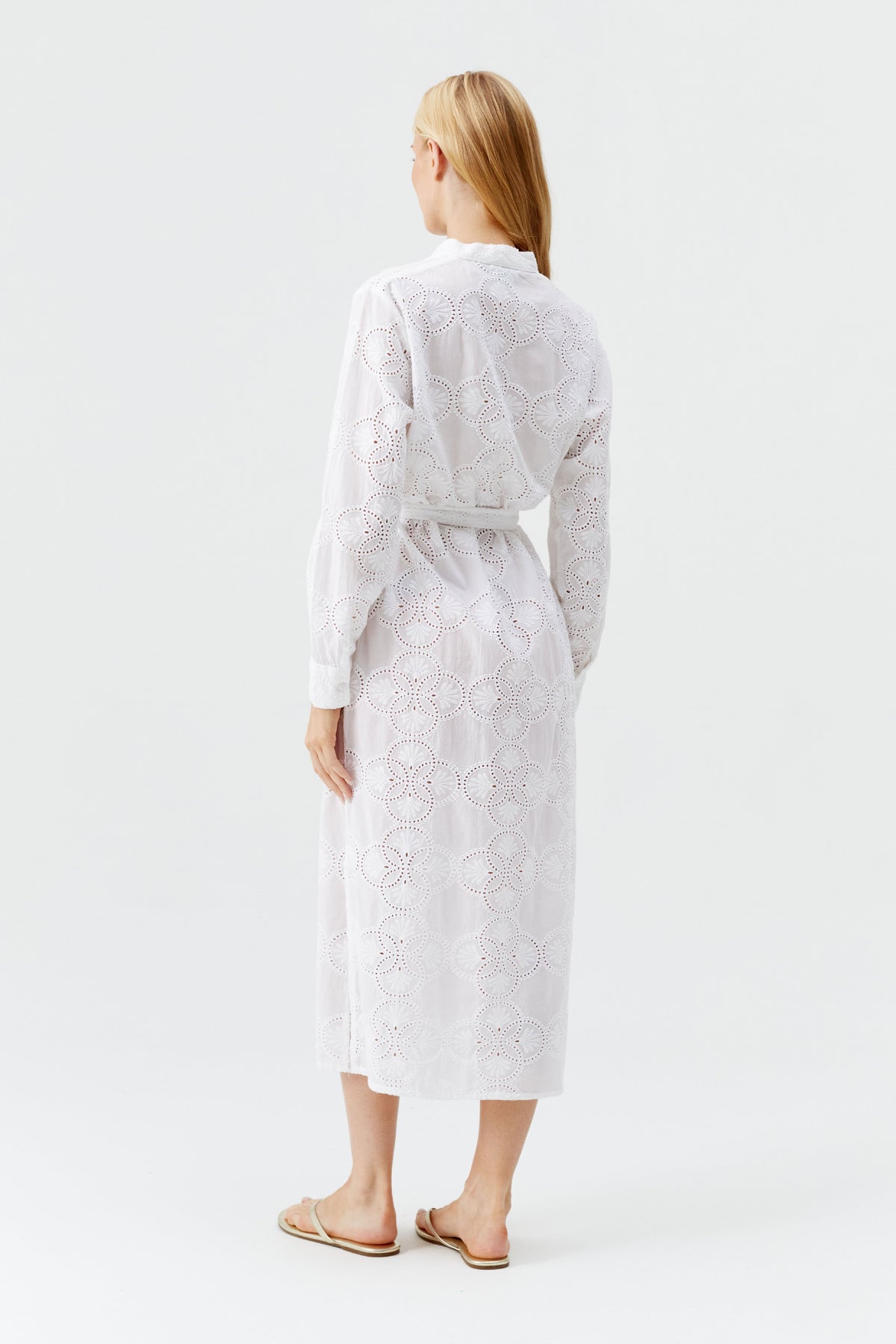 Robe ample Luann - White