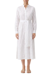 Robe ample Luann - White