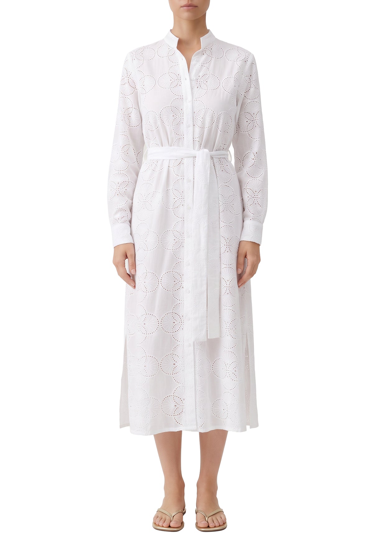 Robe ample Luann - White
