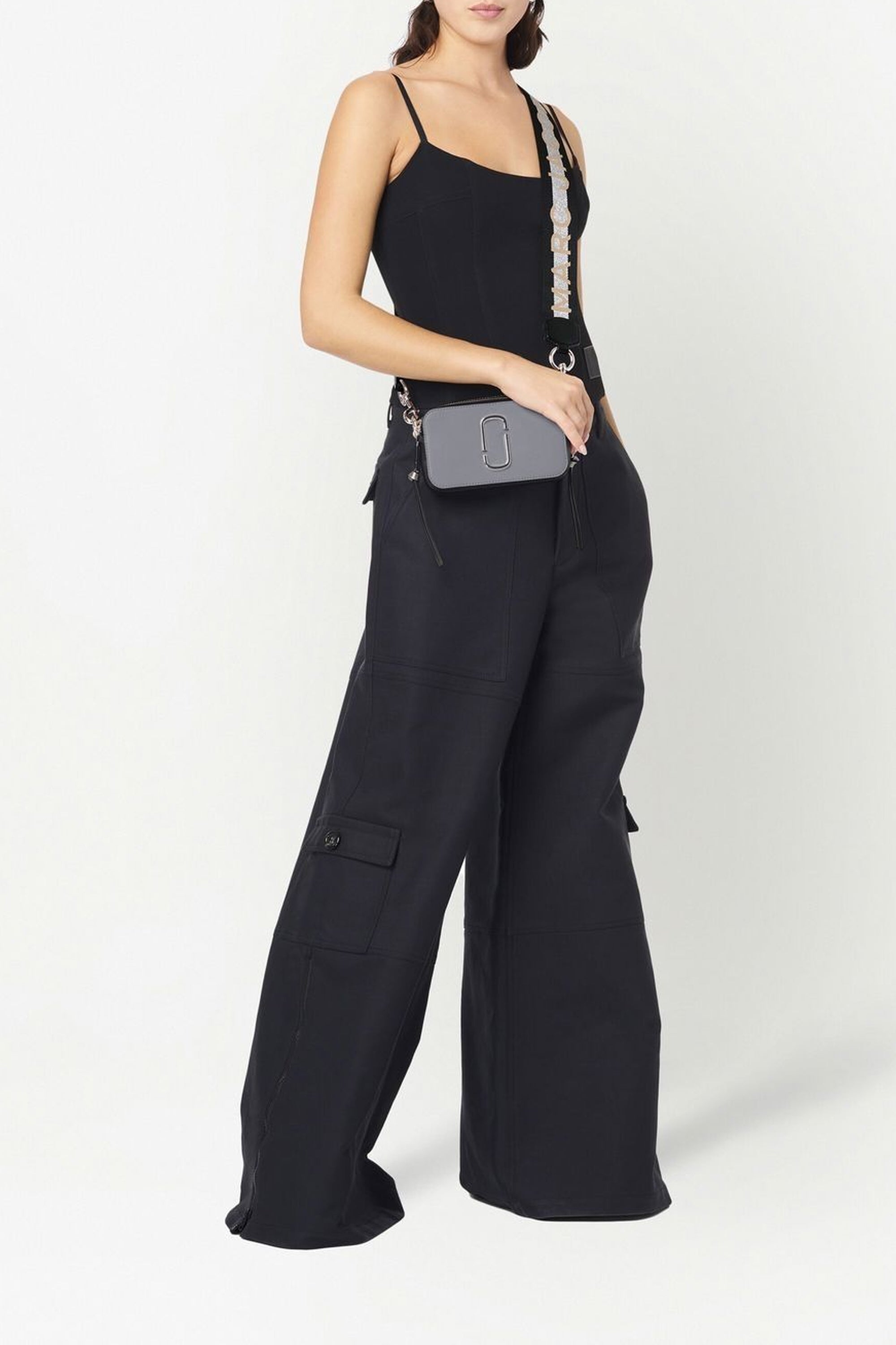 Sac à bandoulière Snapshot en cuir - Wolf Grey