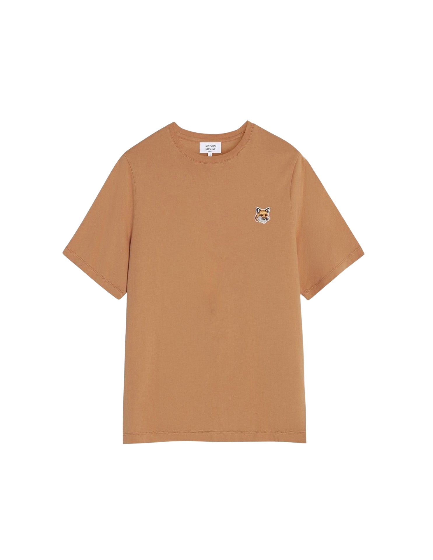 Fox head patch T-shirt - Saddle