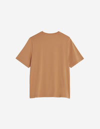Fox head patch T-shirt - Saddle
