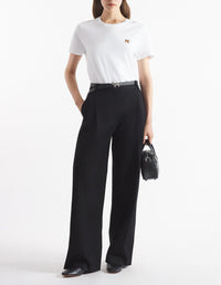 T-shirt avec écusson - White