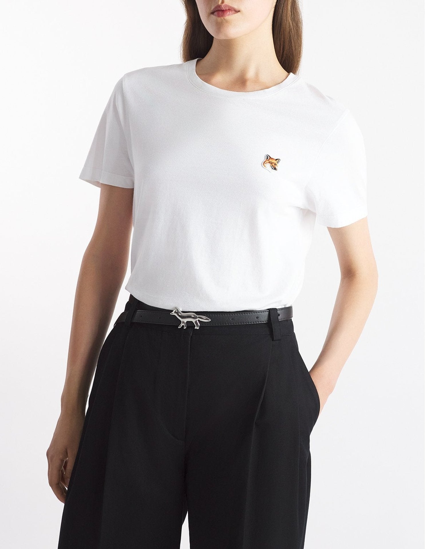 T-shirt with crest - White