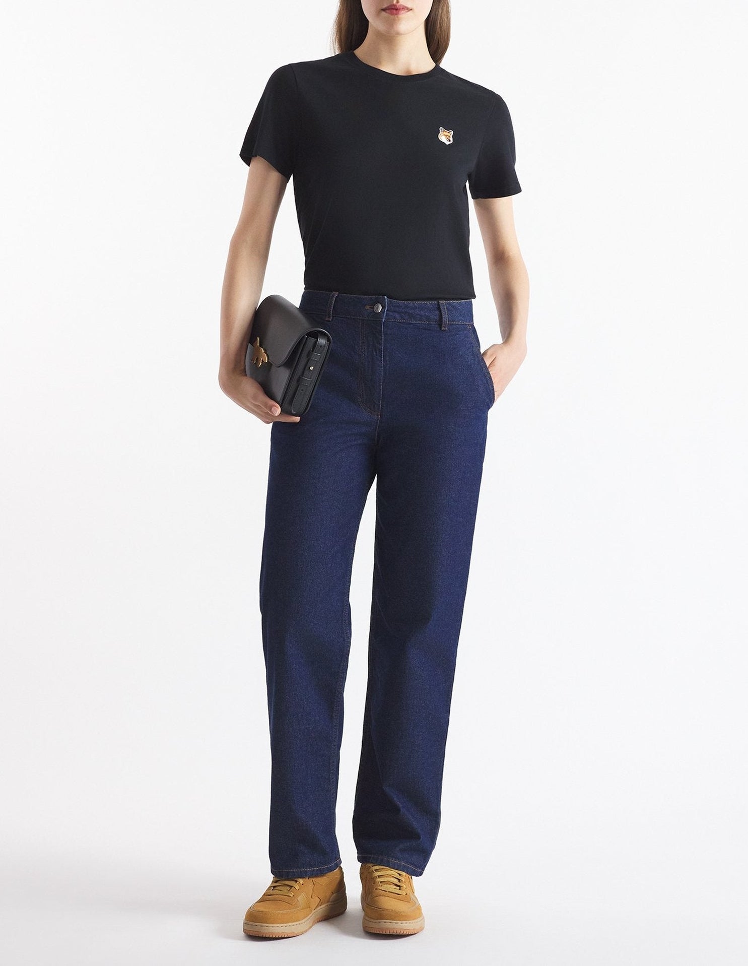 T-shirt avec écusson - Black