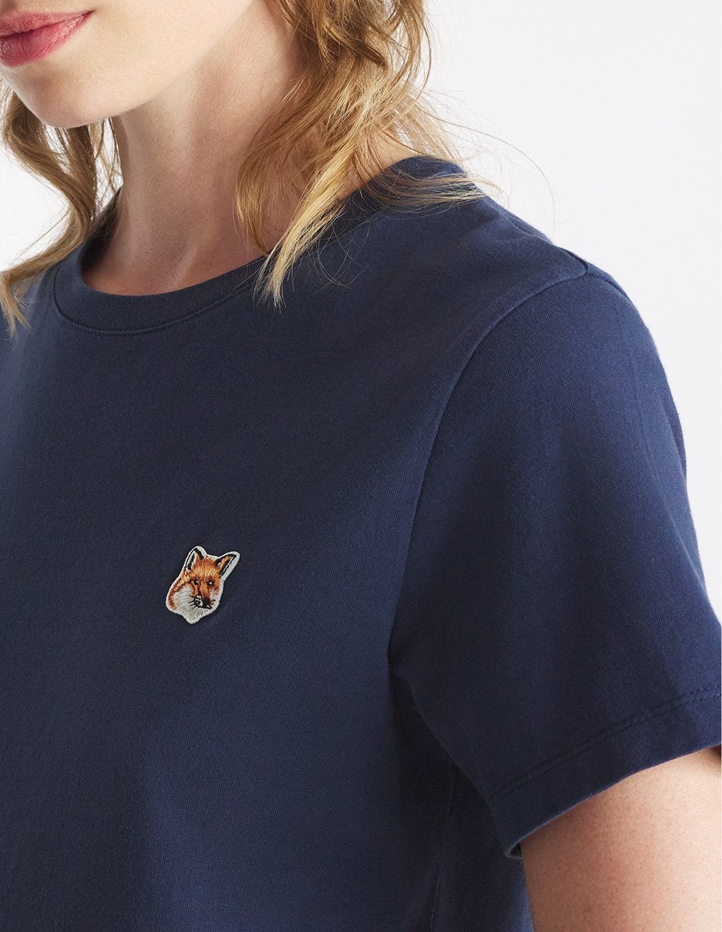 T-shirt with patch - Ink Blue