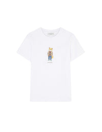 T-shirt à encolure arrondie - White